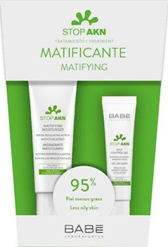 Picture of Babe Laboratorios Matifying Set Moisturiser 50ml & Stop Akn Spot Control Gel 8ml