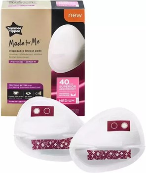 Picture of TOMMEE TIPPEE Επιθέματα στήθους μίας χρήσης MEDIUM 40 τμχ