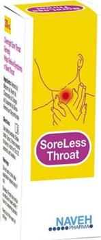 Picture of Naveh Pharma SoreLess Throat Σπρέι για τον Ερεθισμένο Λαιμό 30ml