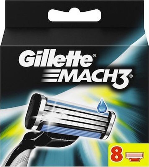 Picture of Gillette Mach3 Ανταλλακτικές Κεφαλές Ξυρίσματος - 8τεμ