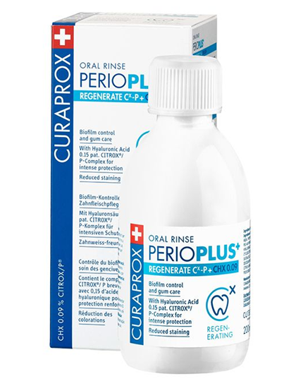 Picture of Curaprox Perio Plus Regenerate CHX 0,09 Στοματικό Διάλυμα 200ml