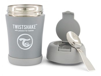 Picture of Twistshake Ισοθερμικό Δοχείο Φαγητού 350 ml Pastel Grey