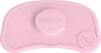 Picture of Twisthake Twistshake Σουπλά Click-Mat Mini+πιάτο Pastel Pink