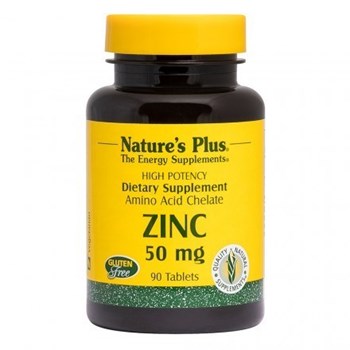Picture of NATURE'S PLUS ZINC 50MG 90TABS