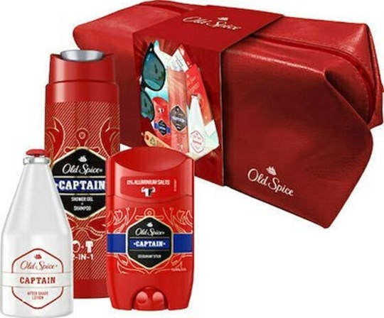 Picture of Old Spice Set Captain Deodorant Stick 50ml + Old Spice Captain Shower Gel 250ml + Old Spice Captain After Shave Lotion 100ml ΔΩΡΟ Νεσεσέρ