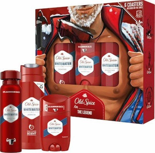 Picture of Old Spice Set Whitewater Deodorant Body Spray 150ml + Old Spice Whitewater Shower Gel 250ml + Old Spice Whitewater Deodorant Stick 50ml