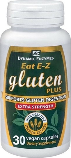 Picture of Dynamic Enzymes EAT E-Z Gluten Plus 30caps