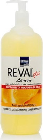 Picture of Intermed Reval Plus Antiseptic Hand Gel Lemon 1000ml