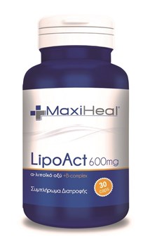Picture of MaxiHeal Lipoact 600mg 30 κάψουλες