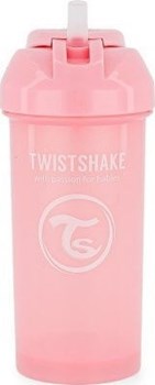 Picture of Twisthake Twistshake Κύπελλο Straw Cup 360ml 6+Μηνών Pastel Pink