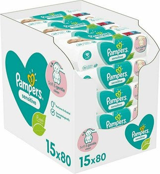 Picture of Pampers Sensitive XL 15x80τμχ 1200τμχ