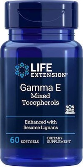 Picture of Life Extension Gamma E Tocopherol Sesame Lignans 60SOFTGELS