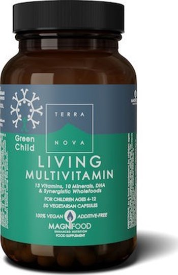 Picture of TERRANOVA Green Child Living Multivitamin 50 φυτικές κάψουλες