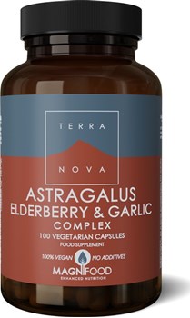 Picture of TERRANOVA Astragalus, Elderberry & Garlic Complex 100caps