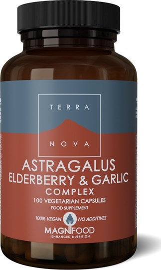 Picture of TERRANOVA Astragalus, Elderberry & Garlic Complex 100caps
