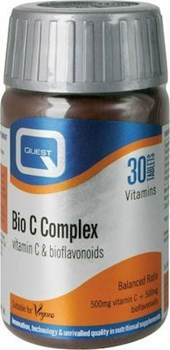 Picture of Quest Bio C Complex Vitamin C & Bioflavonoids 30 ταμπλέτες