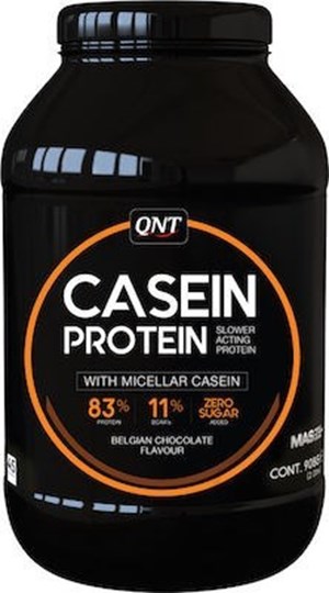 Picture of QNT Casein Protein 908gr Belgian Chocolate