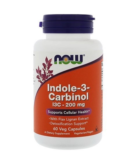 Picture of Now Foods Indole -3- Carbinol I3C 200mg VegCaps 60