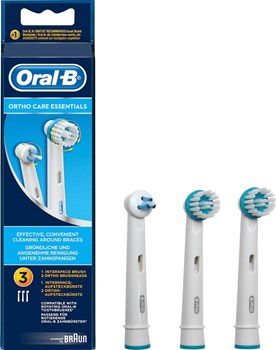 Picture of Oral-B Ortho Care Essentials Ανταλλακτικές Κεφαλές για Ηλεκτρική Οδοντόβουρτσα 3τμχ