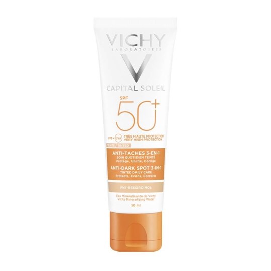 Picture of VICHY Ideal Soleil Anti Spot Αντηλιακή Προσώπου κατά των Κηλίδων με Χρώμα & μη Λιπαρή Υφή SPF50+ 50ml