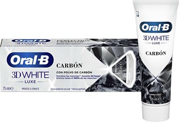 Picture of Oral-B 3D White Luxe Perfection Charcoal με Σκόνη Άνθρακα για Λεύκανση 75ml