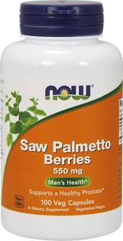 Picture of NOW SAW PALMETTO BERRIES 550mg 100caps
