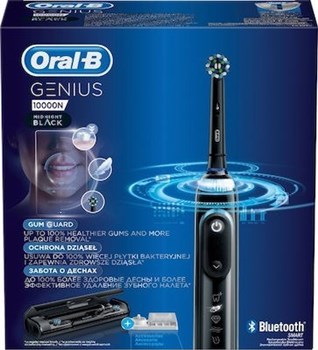 Picture of Oral-B Genius 10000N Ηλεκτρική Οδοντόβουρτσα με Χρονομετρητή και Αισθητήρα Πίεσης Black Midnight