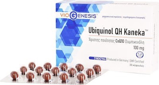 Picture of Viogenesis Ubiquinol Qh Kaneka 100mg 30 μαλακές κάψουλες