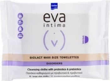 Picture of Intermed Eva Intima Biolact Maxi Size Towelettes Disorders 10τμχ