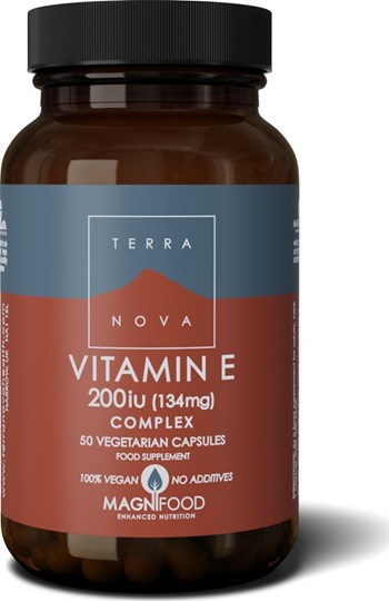 Picture of TerraNova Vitamin E 134mg (200iu) Complex 50 φυτικές κάψουλες