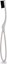 Picture of Intermed Professional Ergonomic Toothbrush Extra Soft Λευκό