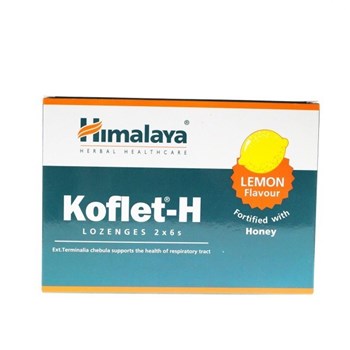 Picture of Himalaya Koflet-H Lozenges 2X6 Παστίλιες με Γεύση Λεμόνι 12τμχ