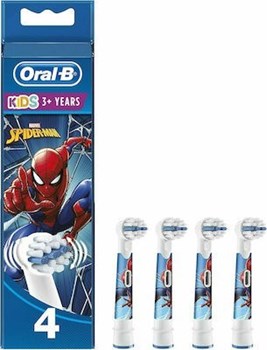 Picture of Oral-B Ανταλλακτικό για Ηλεκτρική Οδοντόβουρτσα Kids Spiderman για 3+ χρονών 4τμχ