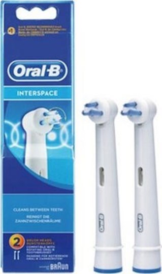 Picture of Oral-B Interspace Ανταλλακτικές Κεφαλές για Ηλεκτρική Οδοντόβουρτσα 2τμχ