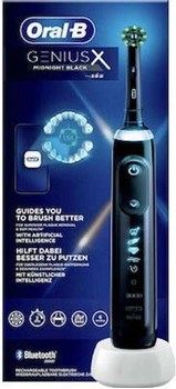 Picture of Oral-B Genius X Ηλεκτρική Οδοντόβουρτσα με Χρονομετρητή και Αισθητήρα Πίεσης Black Midnight