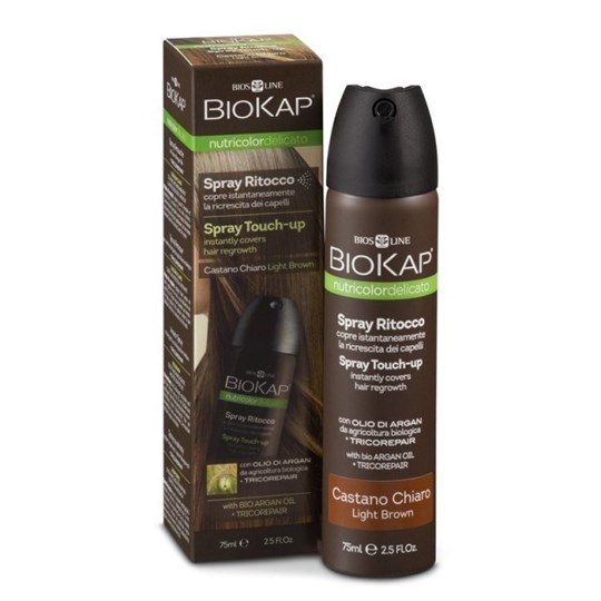 Picture of BioKap Nutricolor Spray Touch-Up Εκνέφωμα για την Κάλυψη της Ρίζας Ανοιχτό Καστανό 75ml