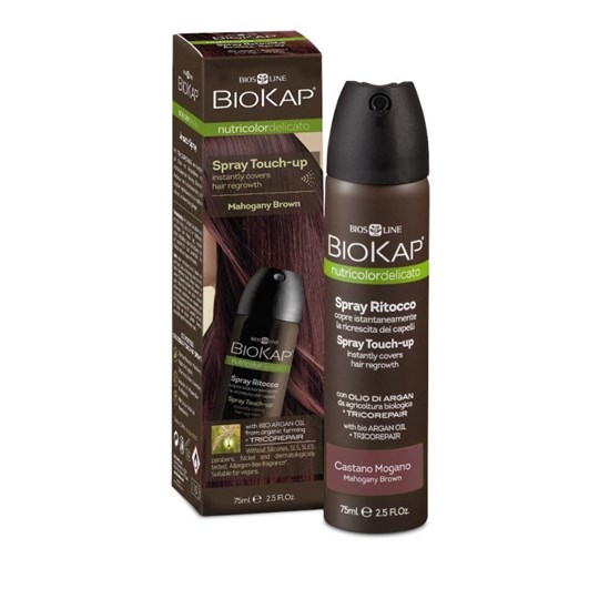 Picture of BioKap Nutricolor Spray Touch-Up Εκνέφωμα για την Κάλυψη της Ρίζας Mahogany Brown 75ml
