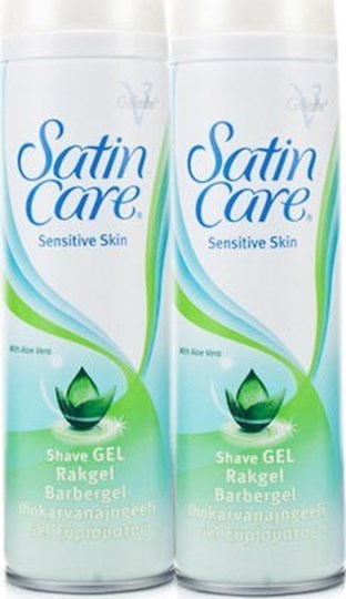Picture of Gillette Satin Care Sensitive Skin Shave Gel 2x200ml