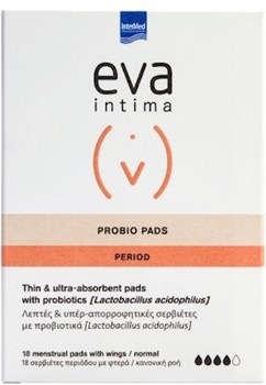 Picture of Intermed Eva Intima Probio Pads Σερβιέτες με Φτερά 18τμχ