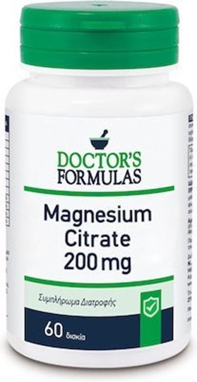 Picture of Doctor's Formulas Magnesium Citrate 200mg 60 ταμπλέτες