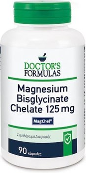 Picture of Doctor's Formulas Magnesium Bisglycinate Chelate 125mg 90 κάψουλες