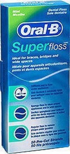 Picture of Oral-B Super Floss Οδοντικό Νήμα 50τμχ