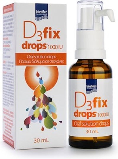 Picture of Intermed D3 Fix Drops 1000iu 30ml