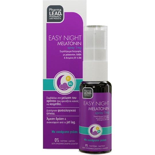 Picture of Pharmalead Easy Night Melatonin Spray 1mg Συμπλήρωμα για τον Ύπνο 20ml
