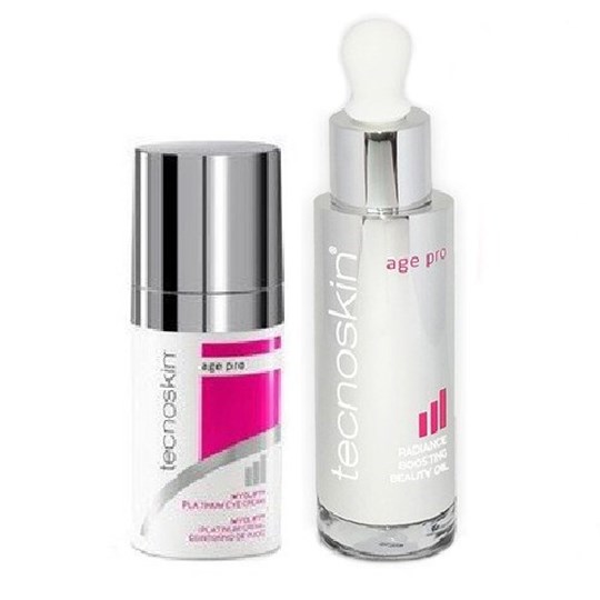 Picture of Tecnoskin Myolift Radiance Boosting Beauty Oil Έλαιο Αντιγήρανσης 30ml & Myolift Platinum Eye Cream Αντιγηραντική Κρέμα Ματιών 15ml