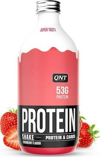 Picture of QNT Protein Shake 53gr Χωρίς Γλουτένη με Γεύση Φράουλα 500ml