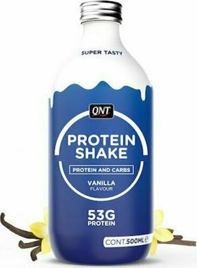 Picture of QNT Protein Shake 53gr Χωρίς Γλουτένη με Γεύση Βανίλια 500ml