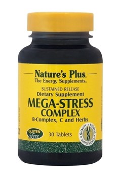 Picture of NATURES PLUS MEGA-STRESS COMPLEX 30 tabs