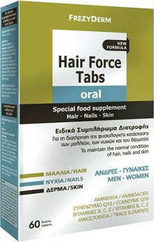 Picture of FREZYDERM HAIR FORCE TABS 60 tab(3X20tabs)