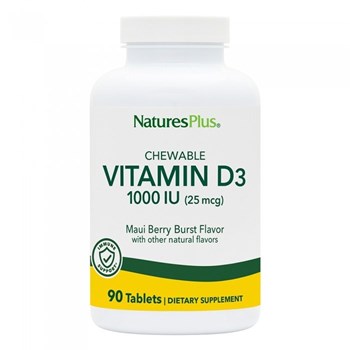 Picture of NATURES PLUS ADULTS CHEWABLE VIT. D3 1000 I.U. 90TABS